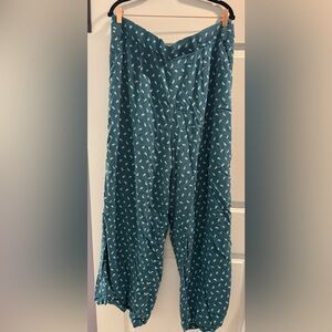 Pull on Challis Wide Leg Pant